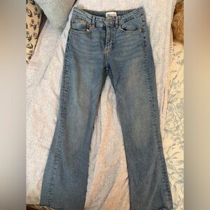 Zara Light Blue Flare Jeans
